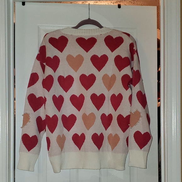 Pearl Heart Sweater - Picture 2 of 3